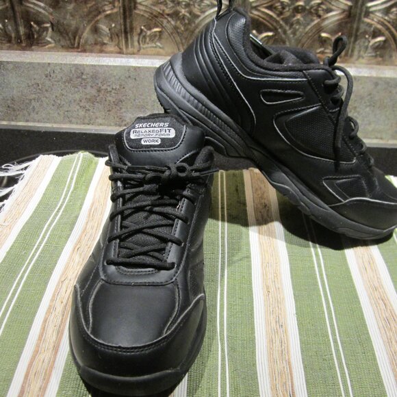 Skechers relaxed fit work 'wide' sz 9.50 - Picture 1 of 8